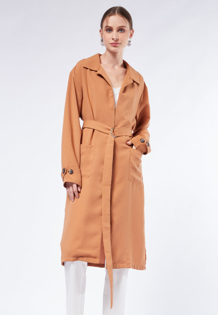 Loose Belted Coat
