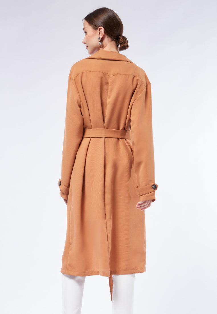 Loose Belted Coat
