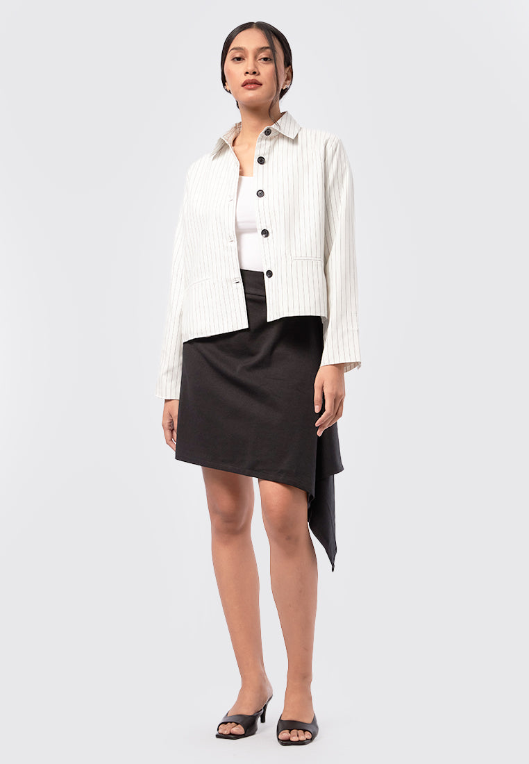 Long Sleeve Stripes Jacket