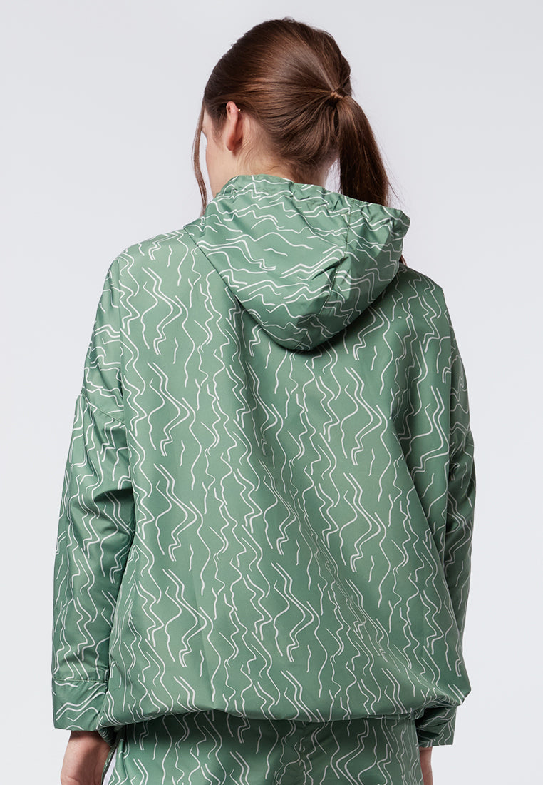 Printed Water Repellent Track Jacket