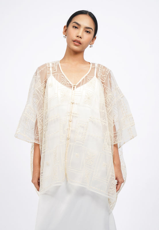 Embroidered Loose Kimono