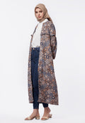 Balloon Sleeves Printed Long Outer