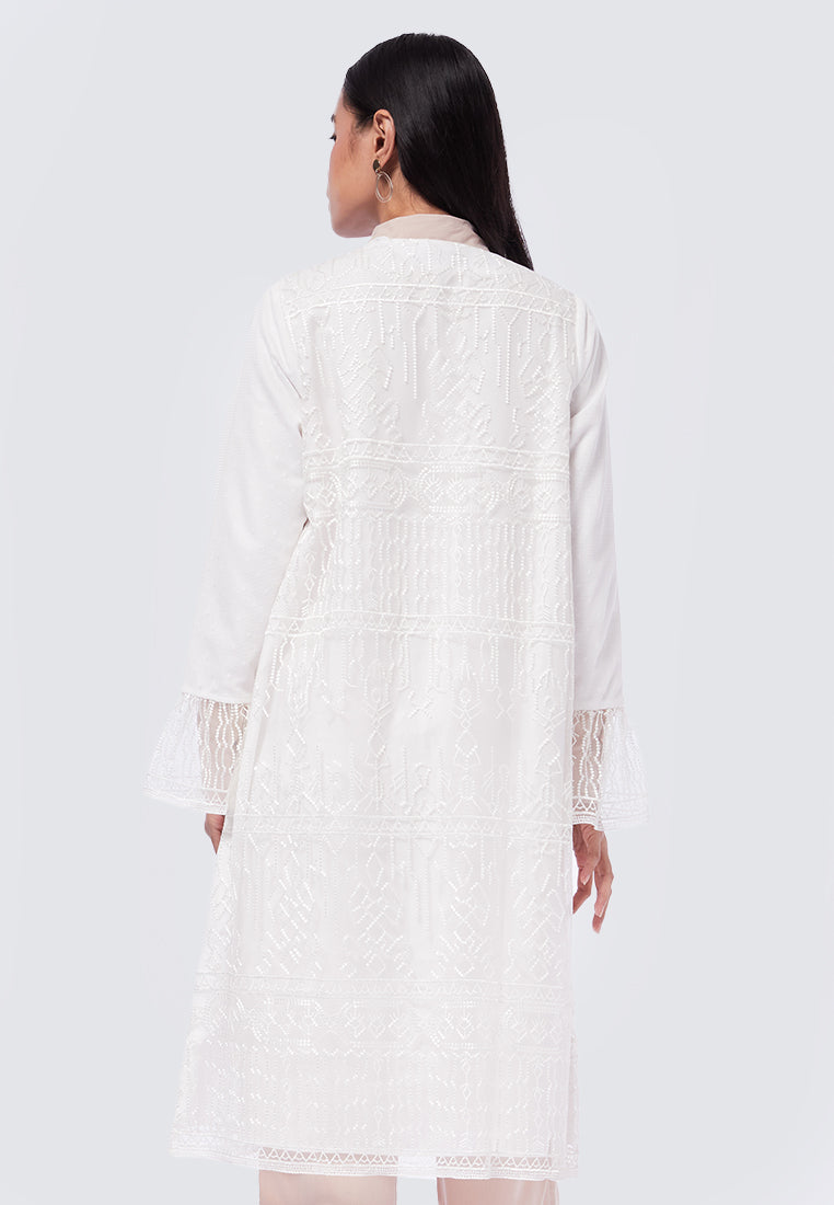 Embroidered Long Sleeves Outer