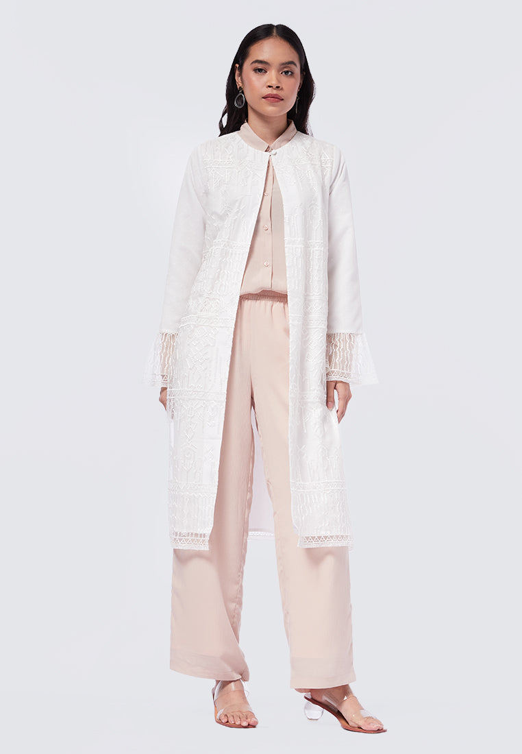 Embroidered Long Sleeves Outer
