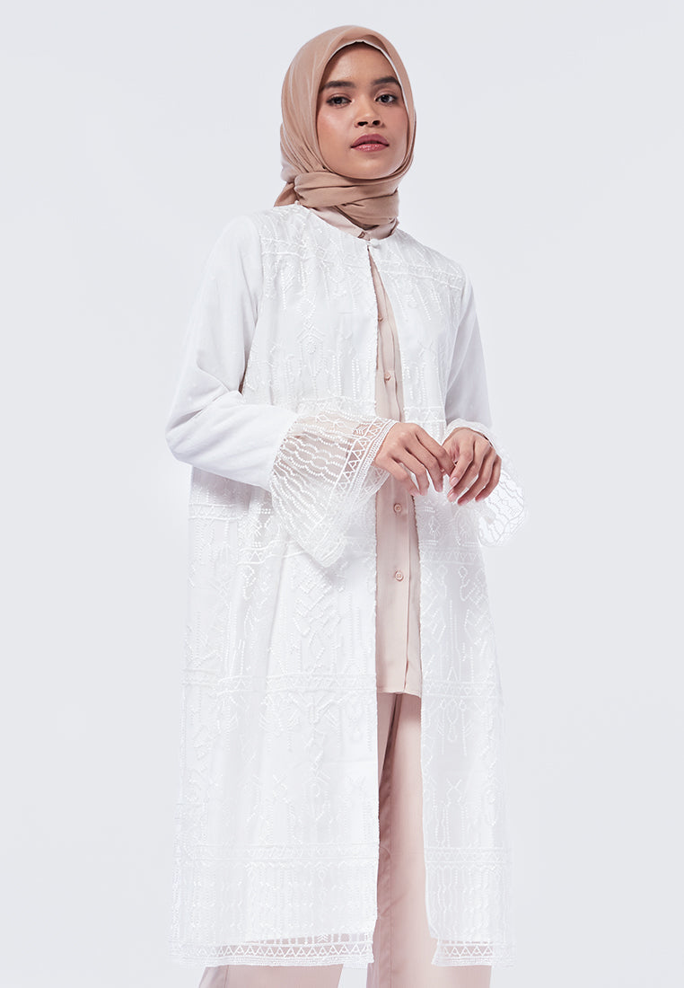Embroidered Long Sleeves Outer
