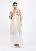 Contrast Embroidery Outer