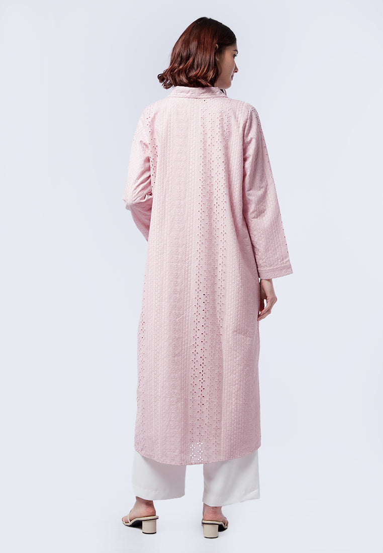 Long Embroidered Kimono