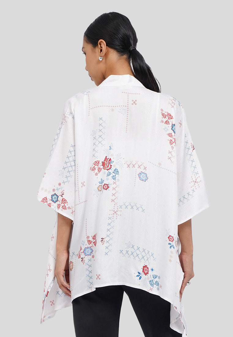 3/4 Sleeve Batik Kimono