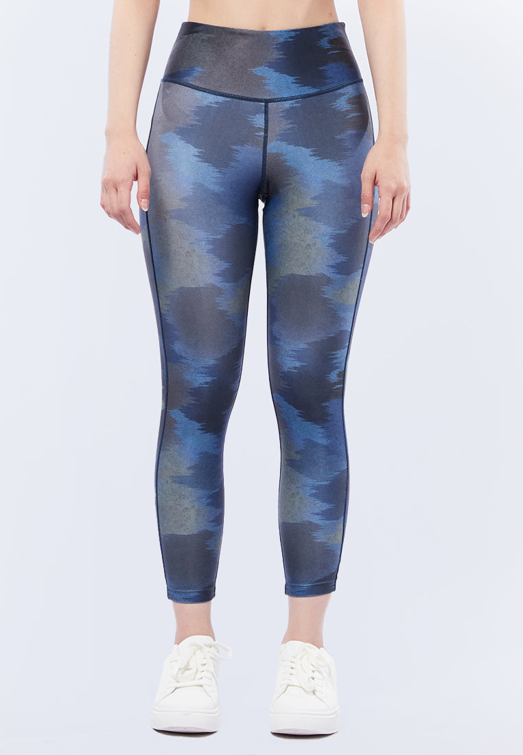 Printed Leggings With 1 Pocket