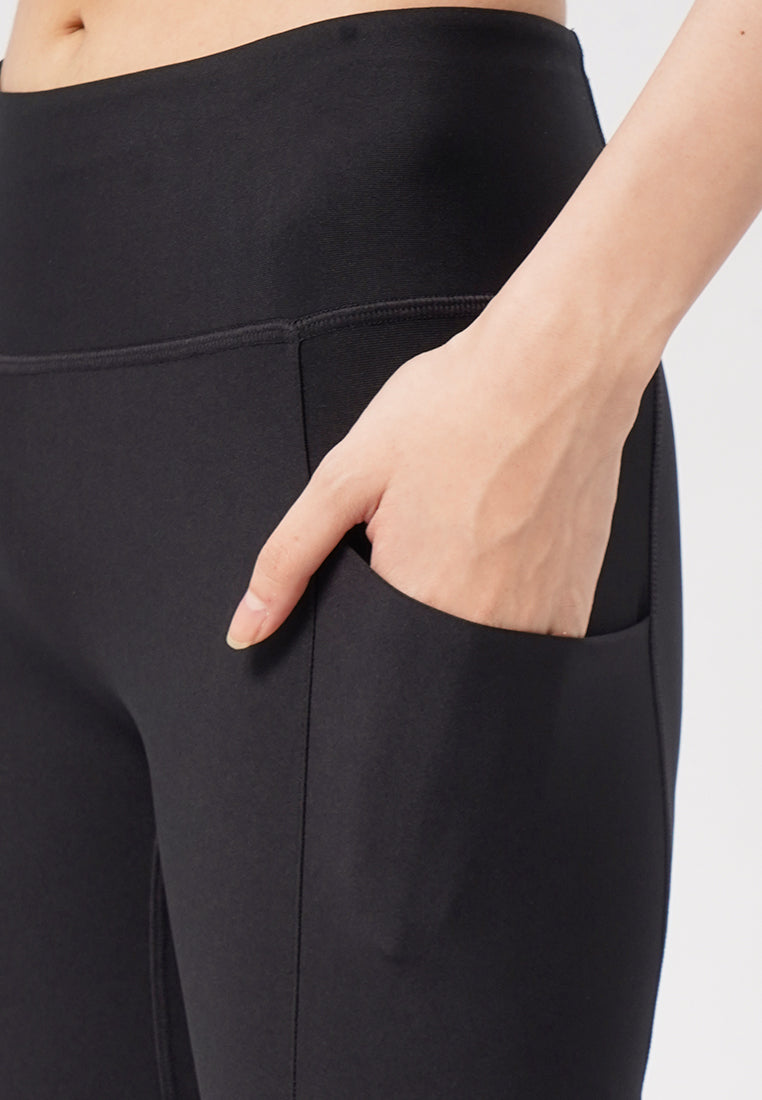 Fit and Flare Sport Legging Black