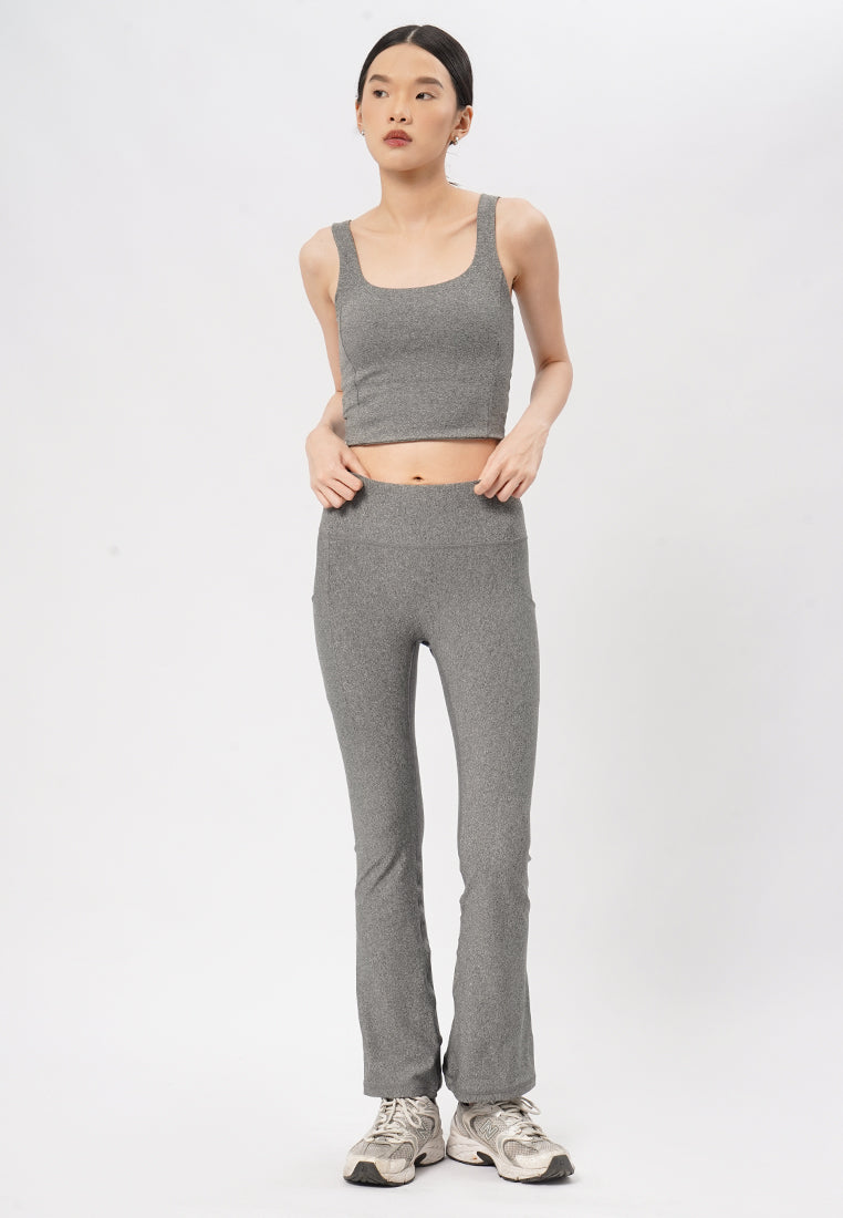 Fit and Flare Sport Legging Grey