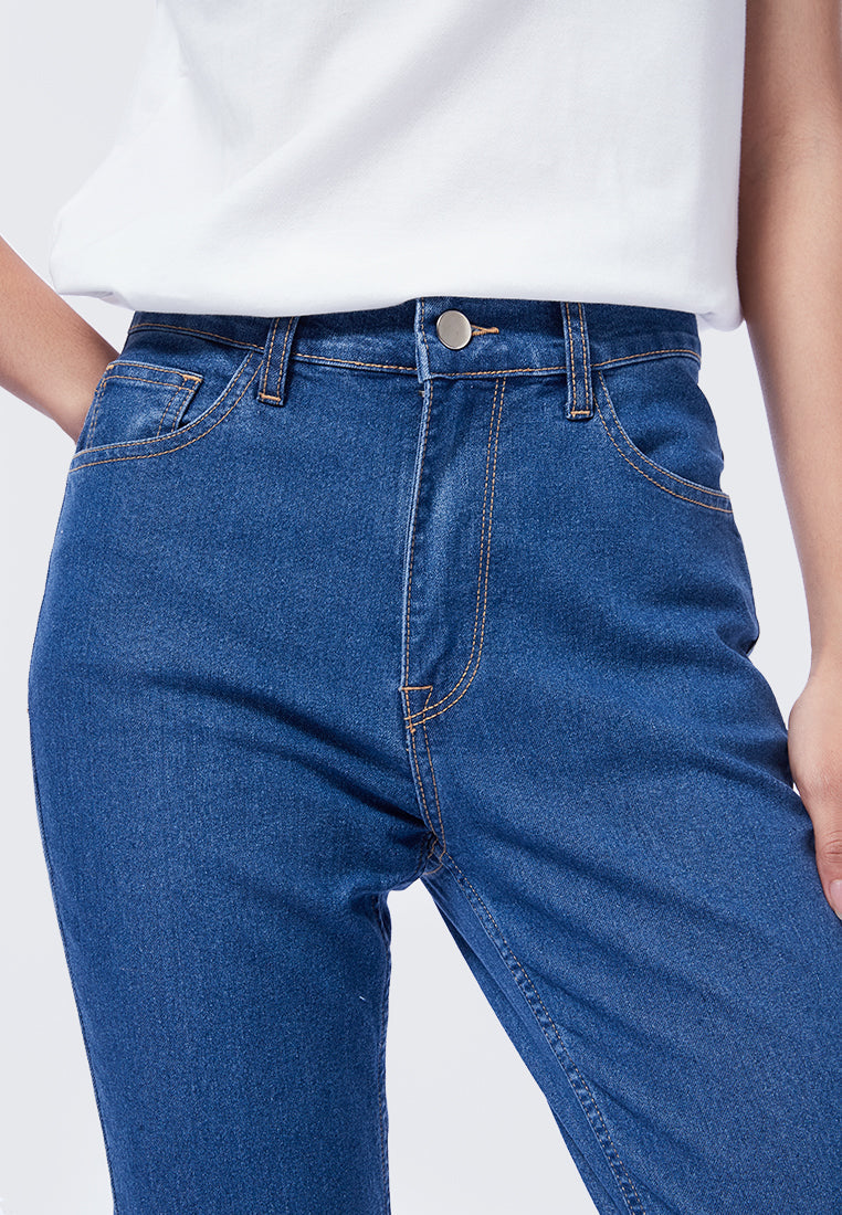 Basic Skinny Fit Denim Pants Light Blue