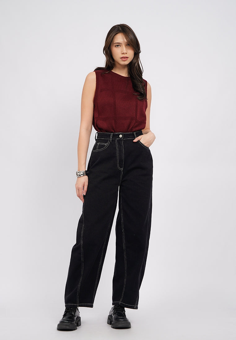 Barrel Denim Pants