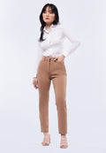 Basic 4-Way Stretch Skinny Brooklyn Pants Khaki