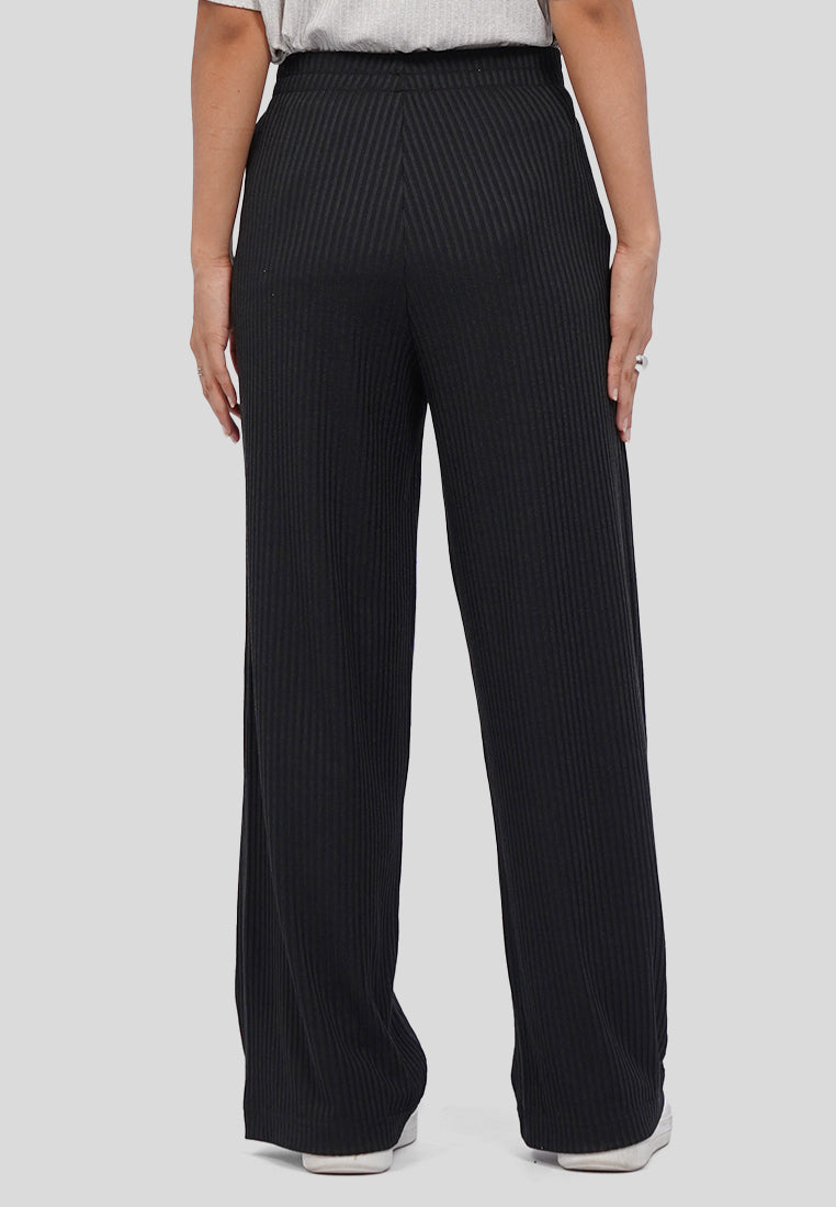 Wide Leg Rib Pants