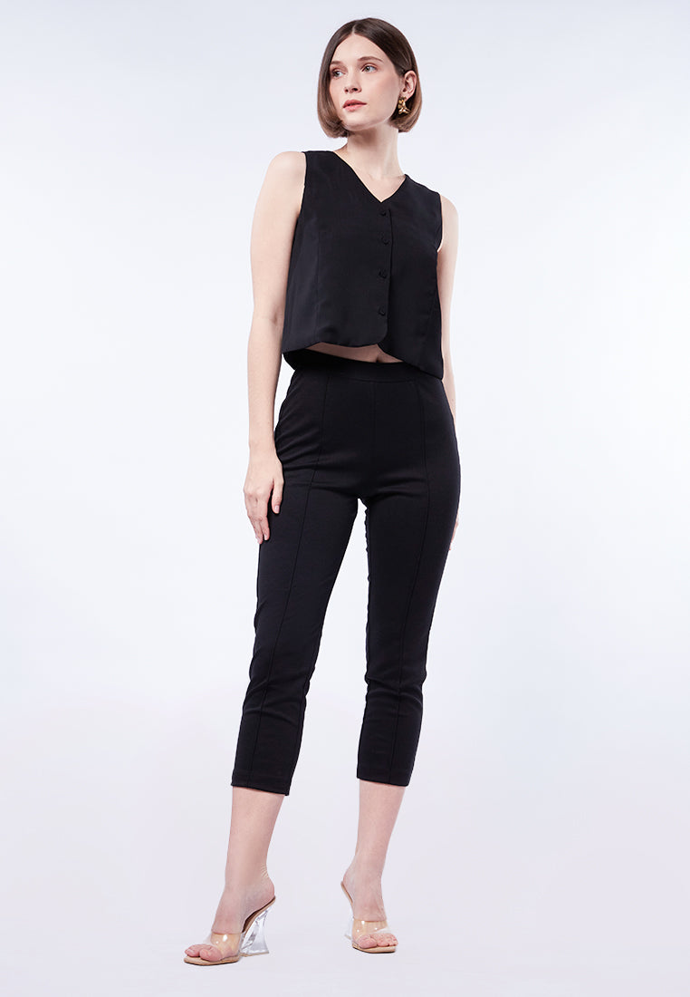 Fitted Ankle Length Pants