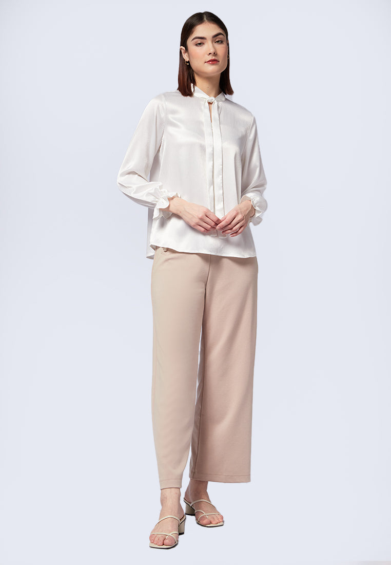 High Waist Wide Leg Trousers