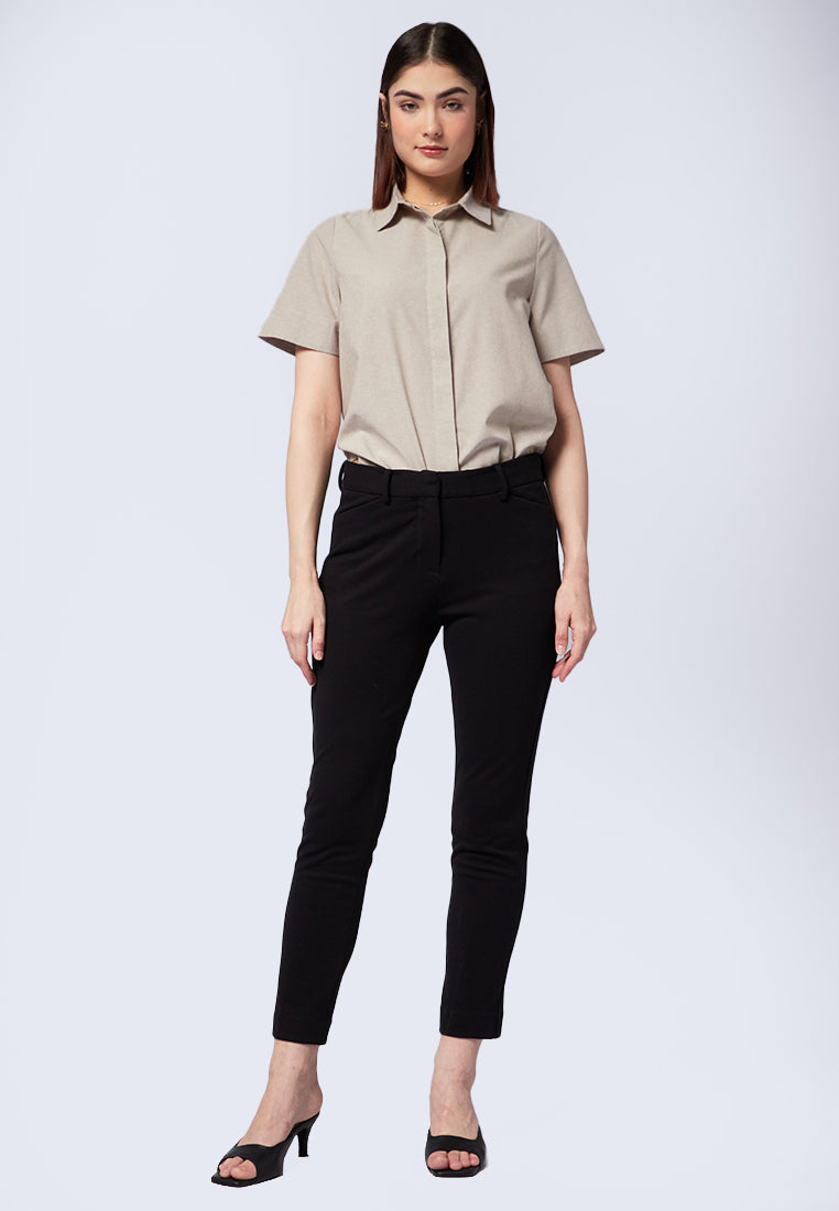 Skinny Fit Knit Pants