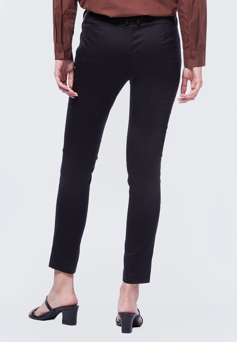 Basic Skinny Manhattan Pants Black