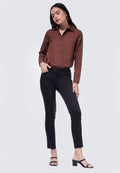 Basic Skinny Manhattan Pants Black
