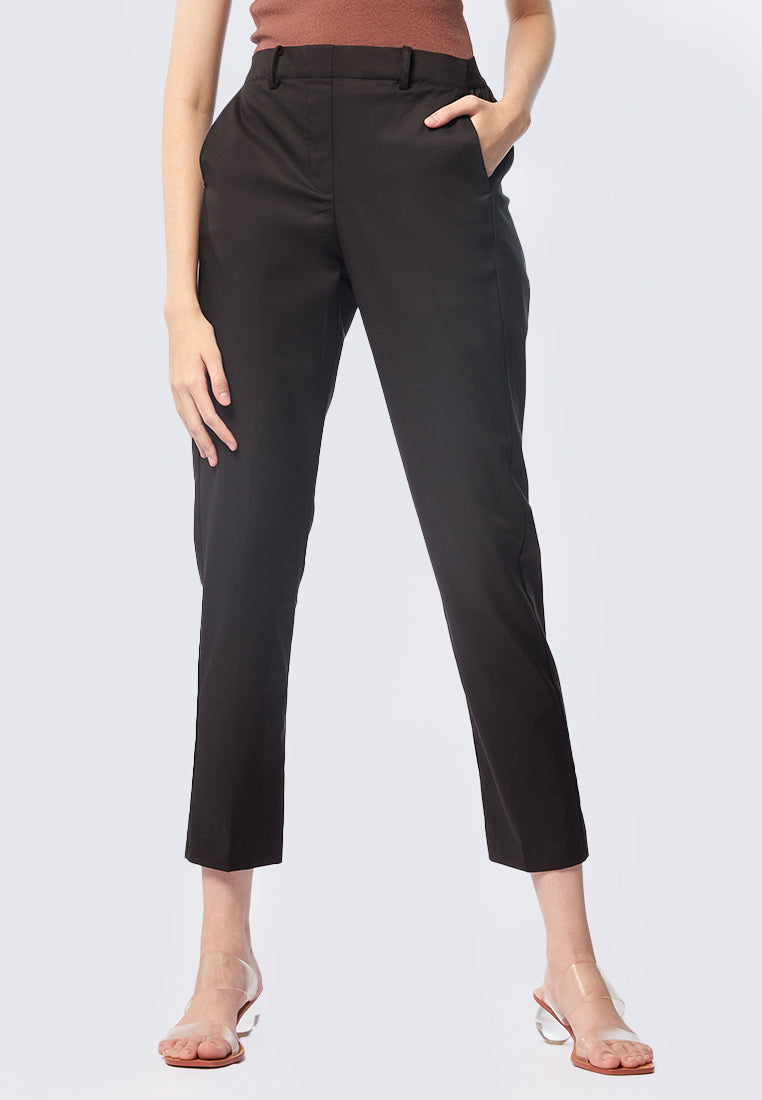 Basic Tapered High Rise Editor Pants