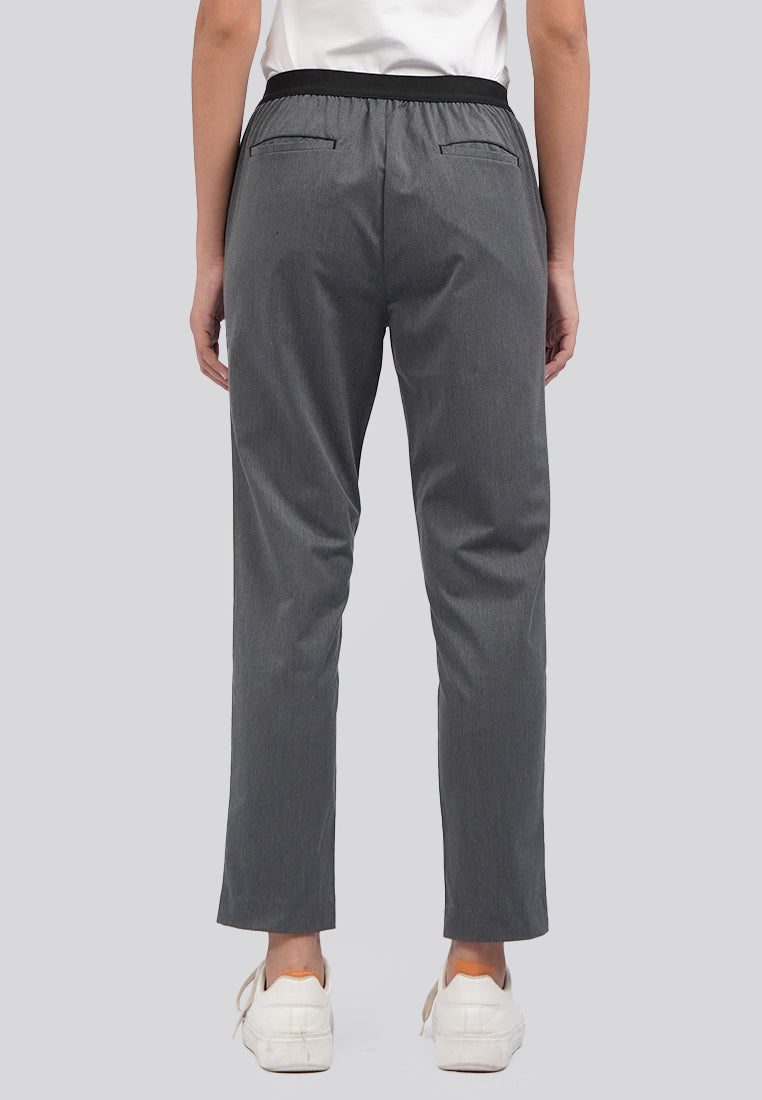 Basic Tapered Ankle Length Editor Pants D.Grey