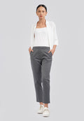 Basic Tapered Ankle Length Editor Pants D.Grey