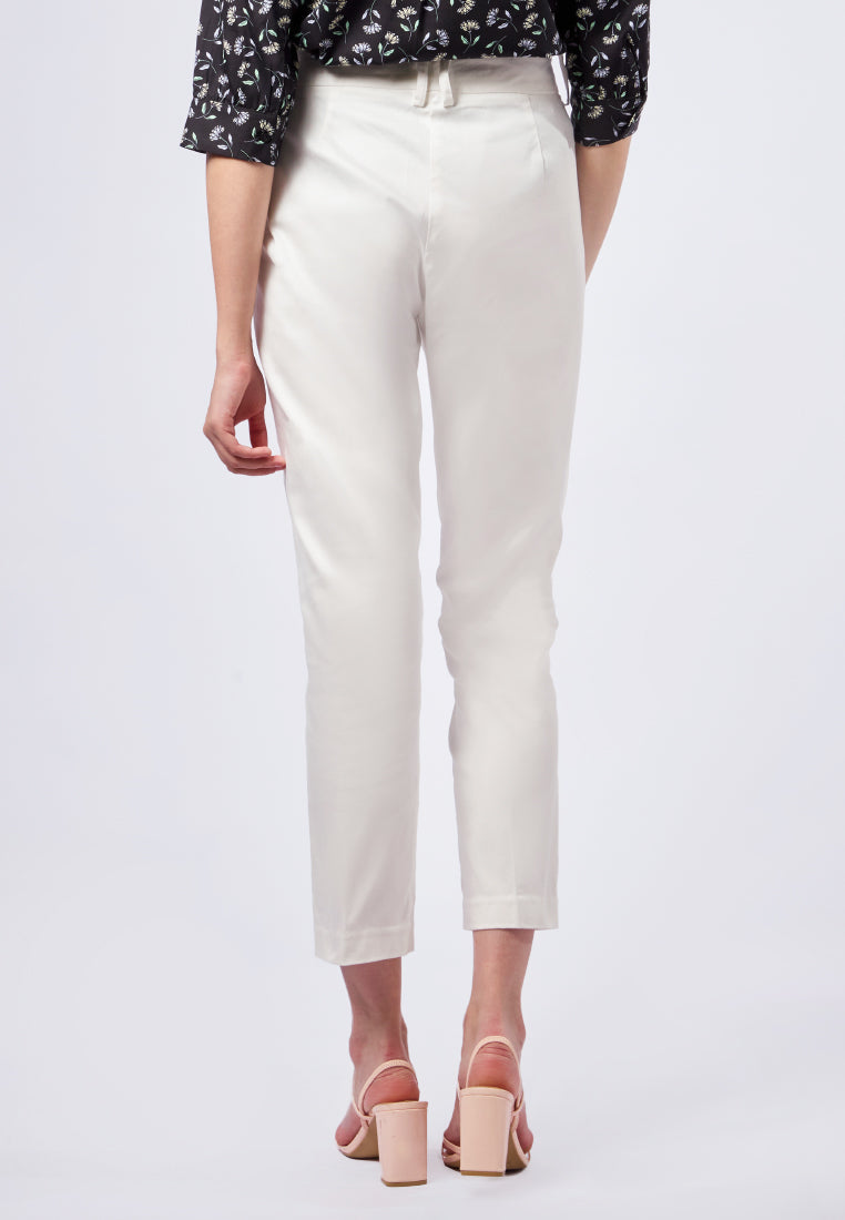 High Waist Tapered Ankle Pants