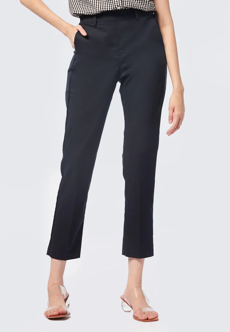 Basic Tapered High Rise Editor Pants