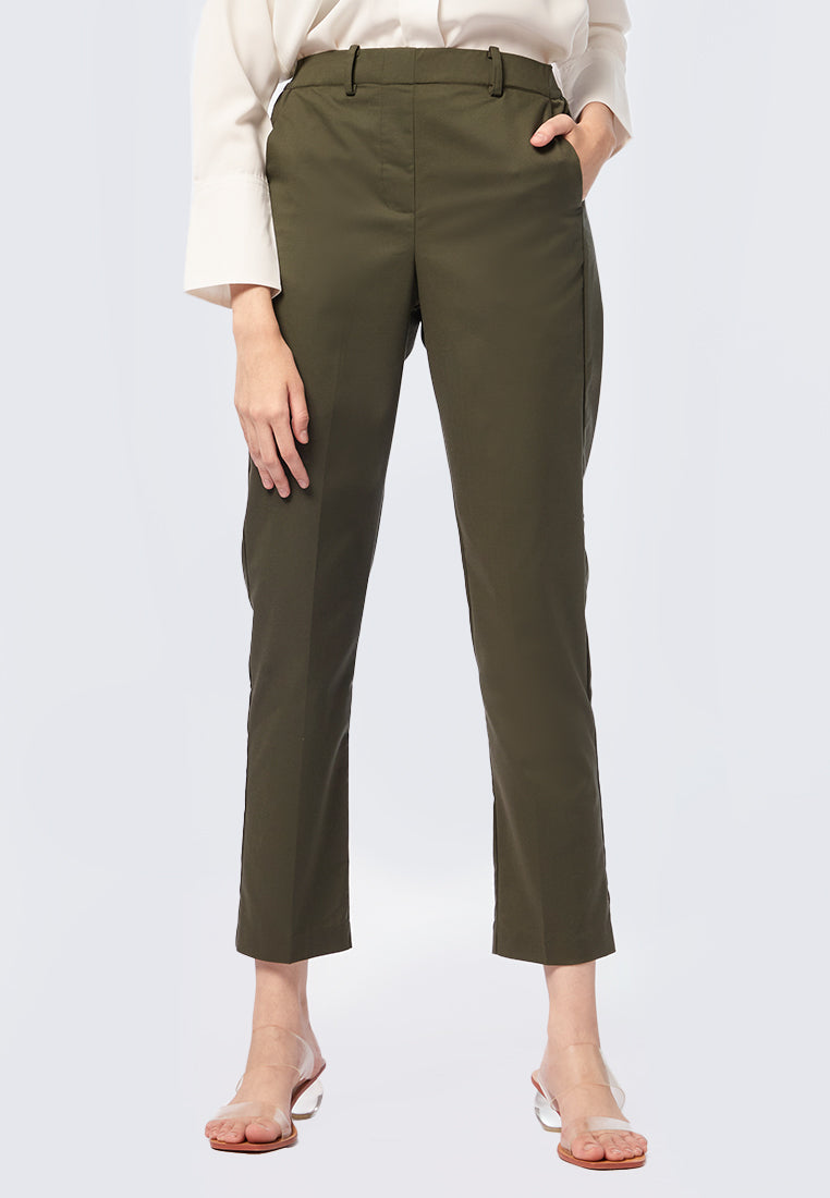 Basic Tapered High Rise Editor Pants