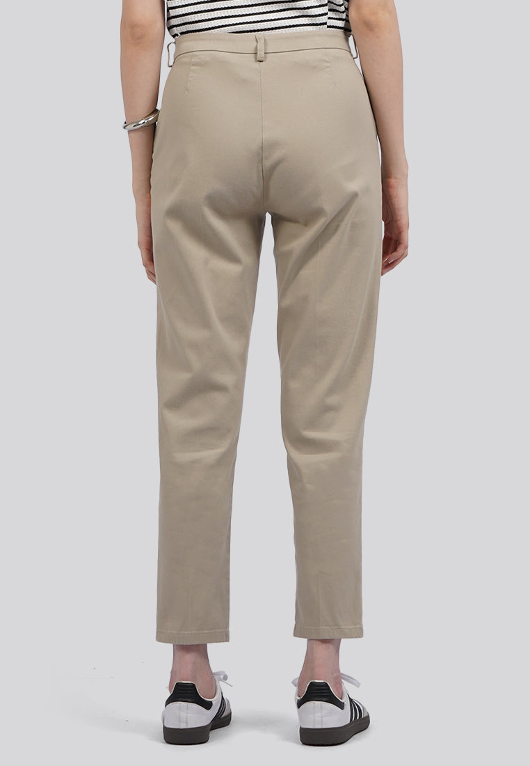 Basic Tapered Mid Rise Chicago Editor Pants