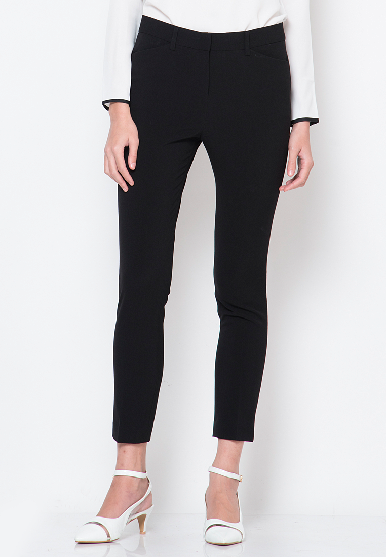 Ladies Fitted Pants Black