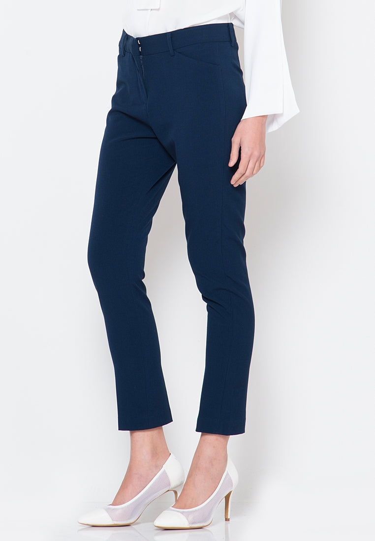 Stretch Ankle High Rise