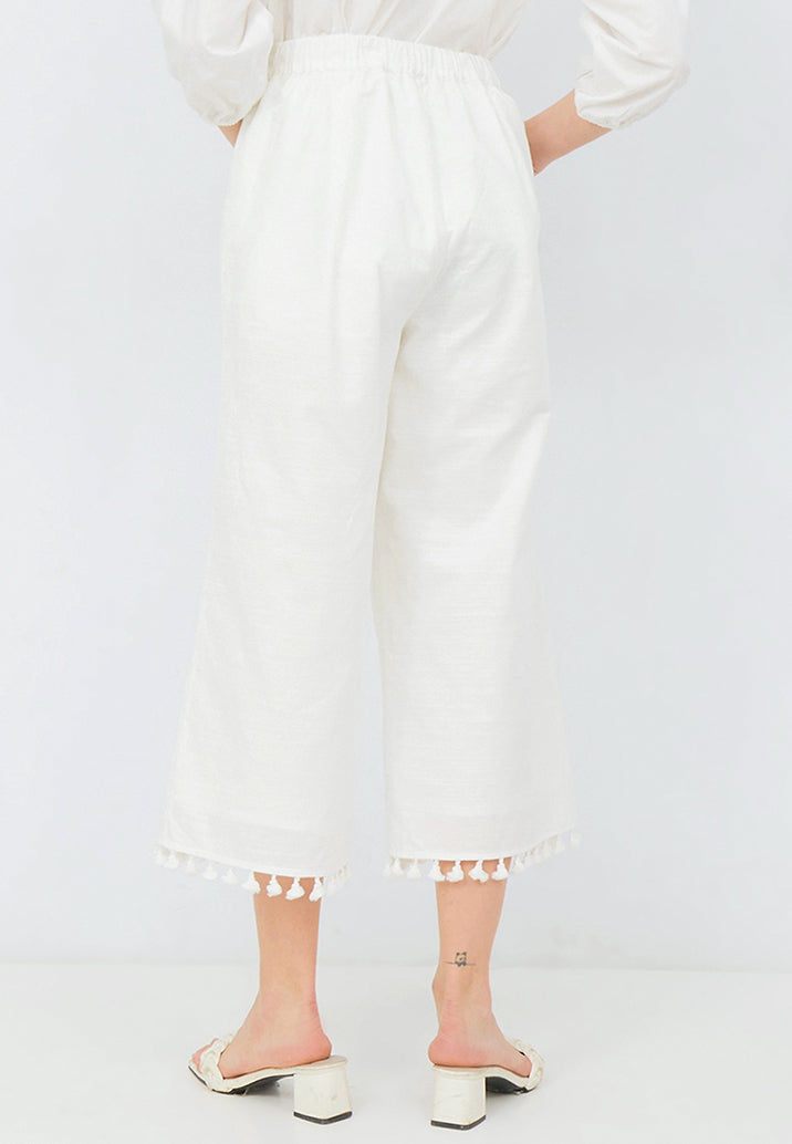 Cullote with Drawstring and Tassel