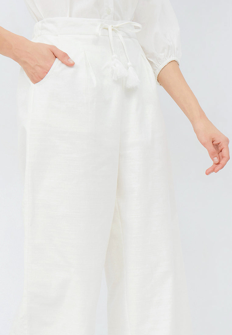 Cullote with Drawstring and Tassel