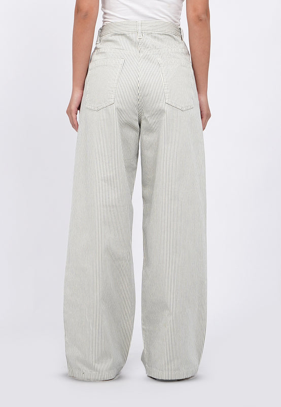 Wide Leg Stripes Pants