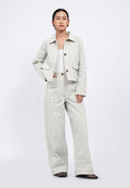 Wide Leg Stripes Pants