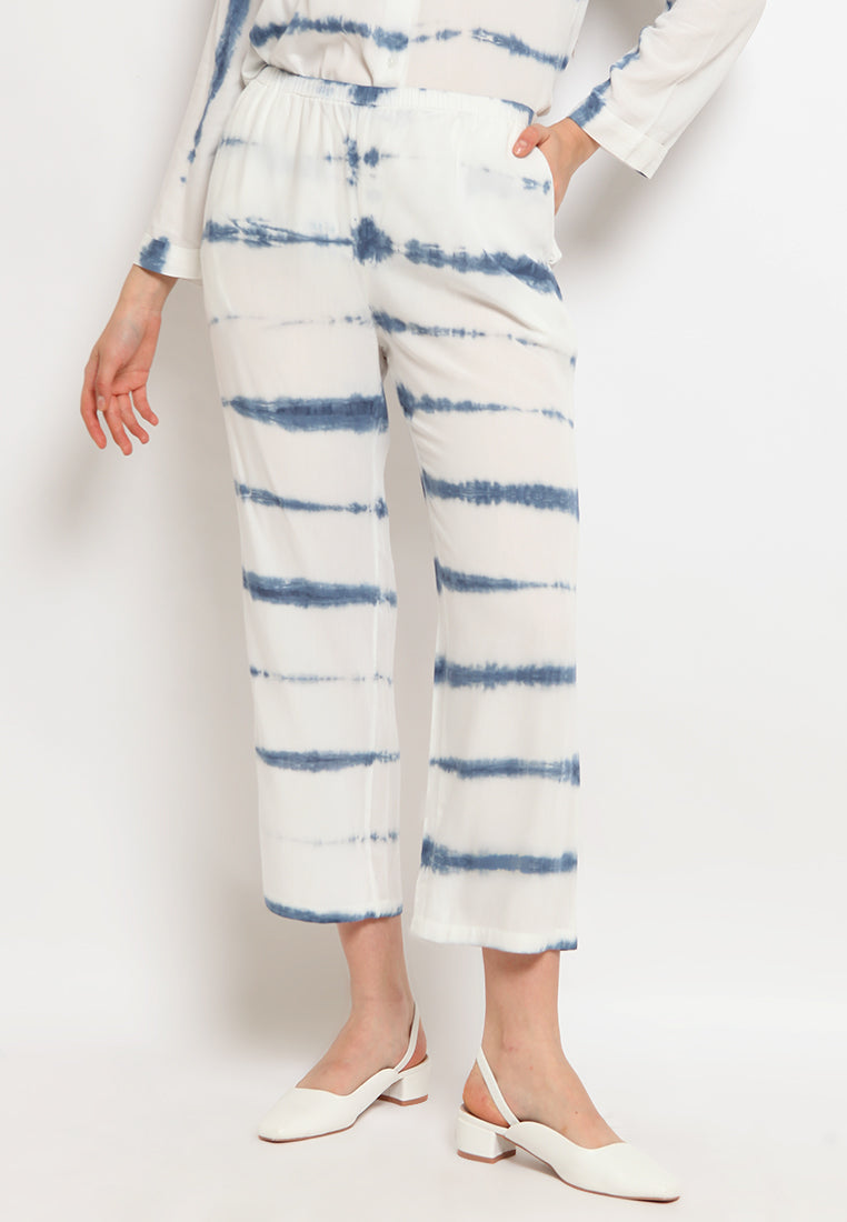 Tie Dye Elastic Long Pants