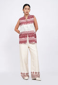 Lotus Wide Leg Silk Pants
