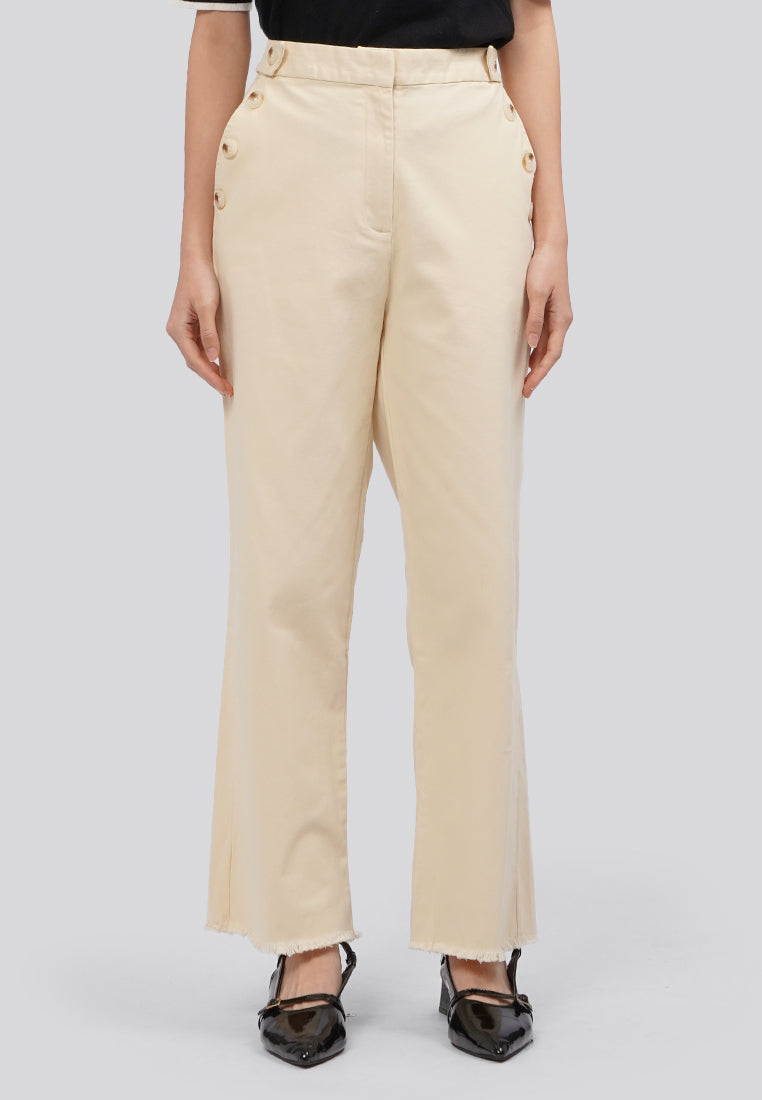 Culottes with Side Button Details