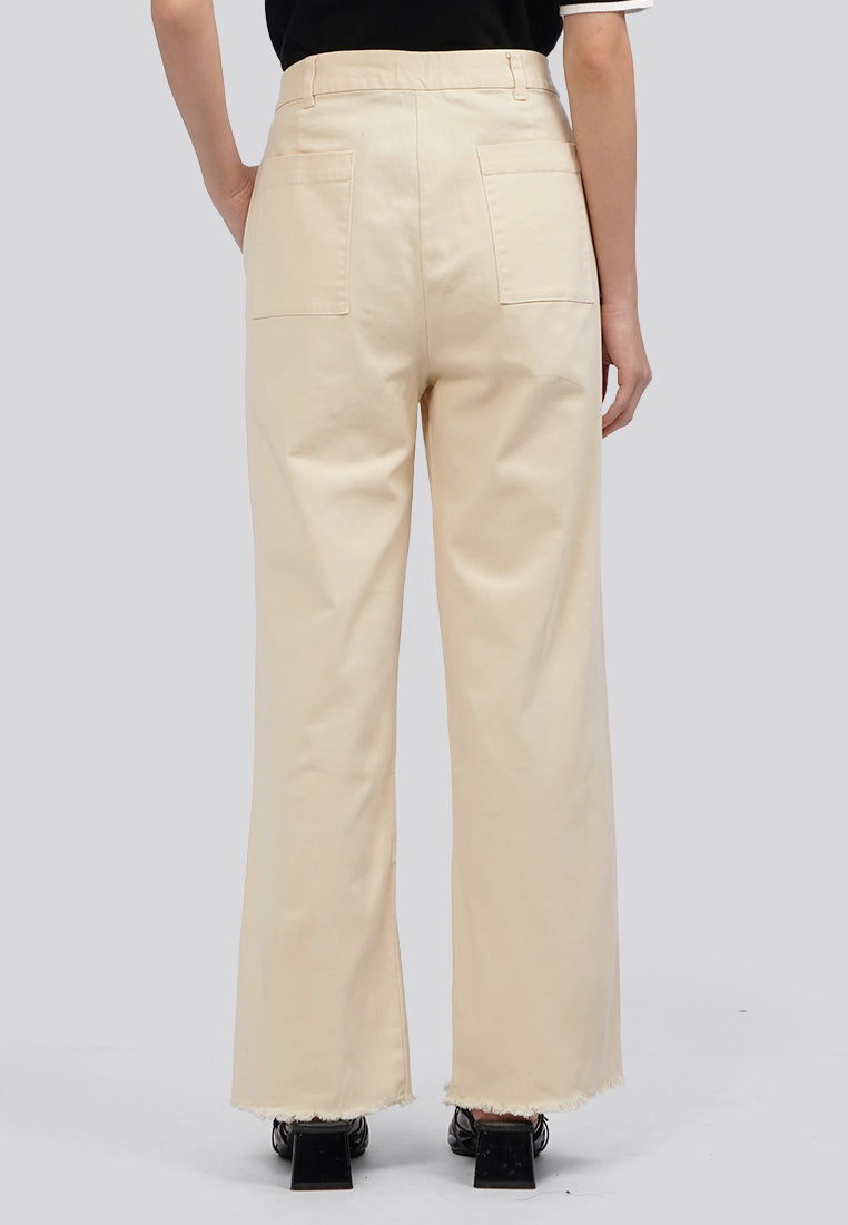 Culottes with Side Button Details