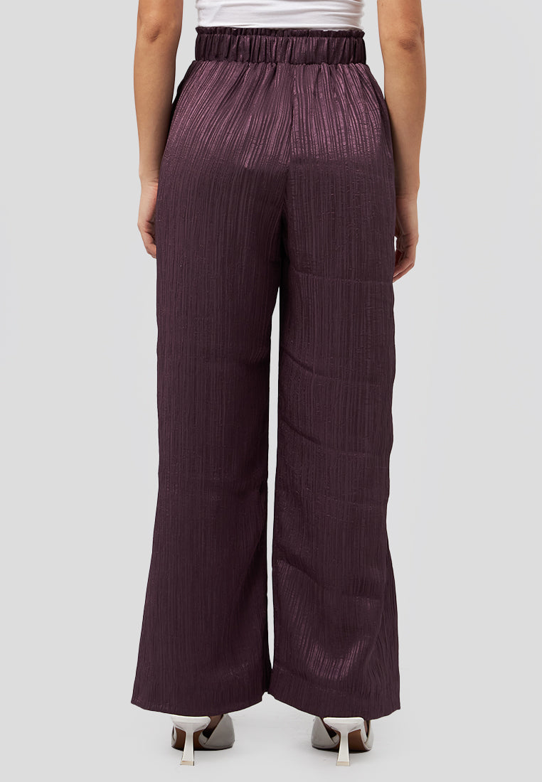 High Waist Pleated Trousers