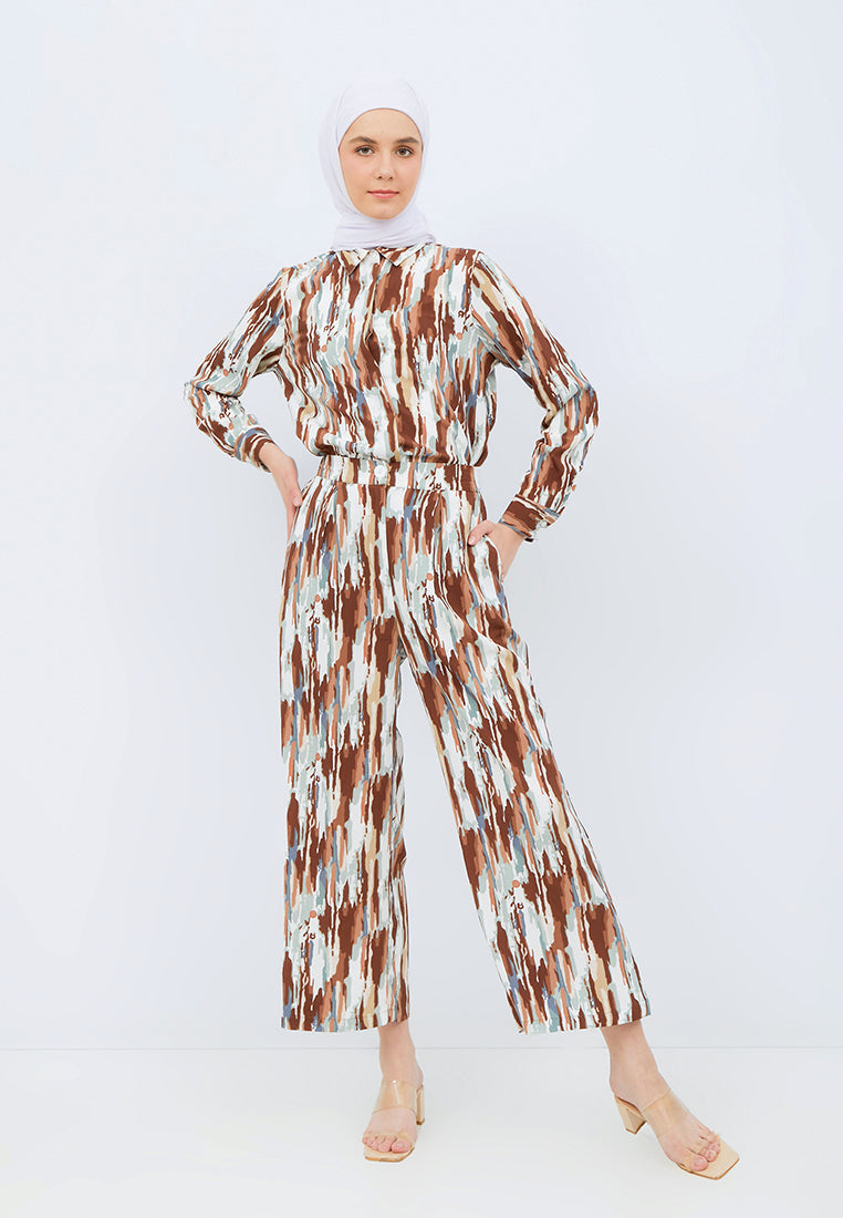Printed Loose Pants