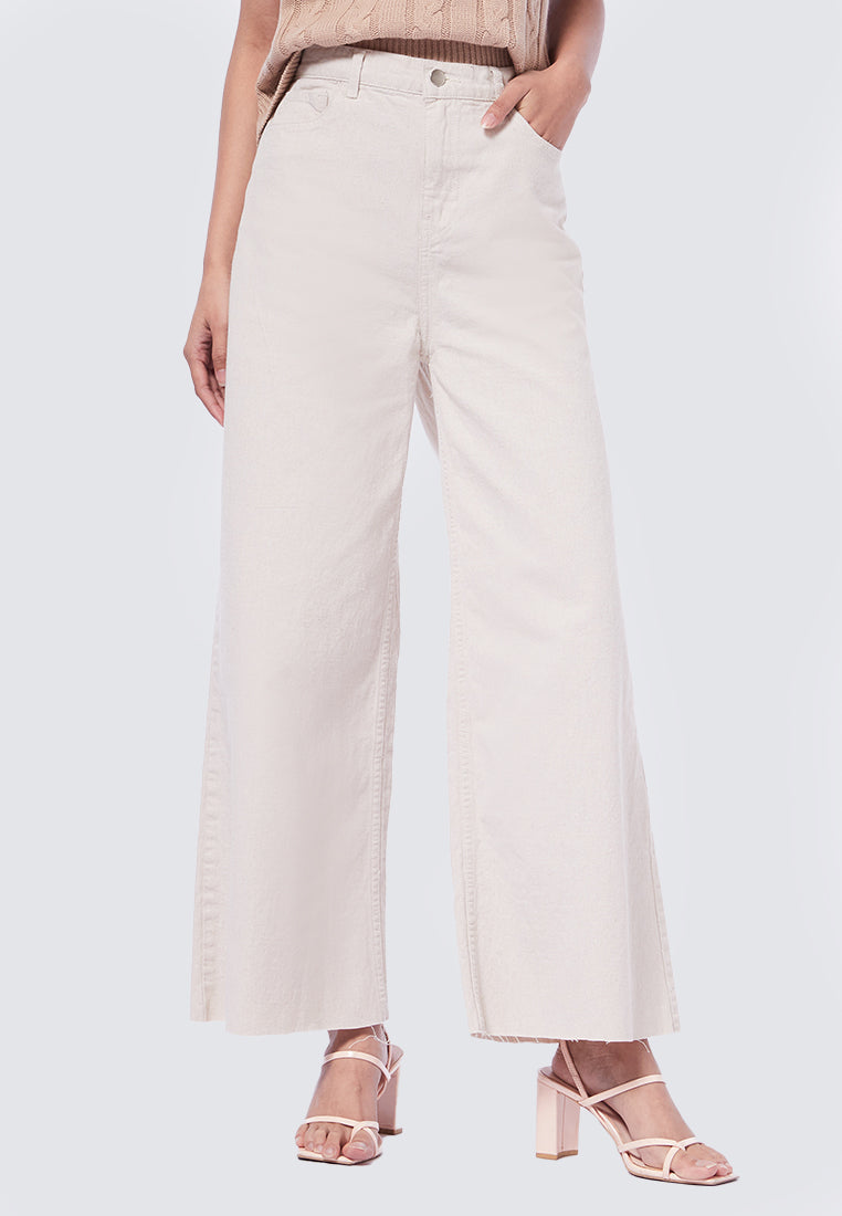 Wide Leg Stretch Pants