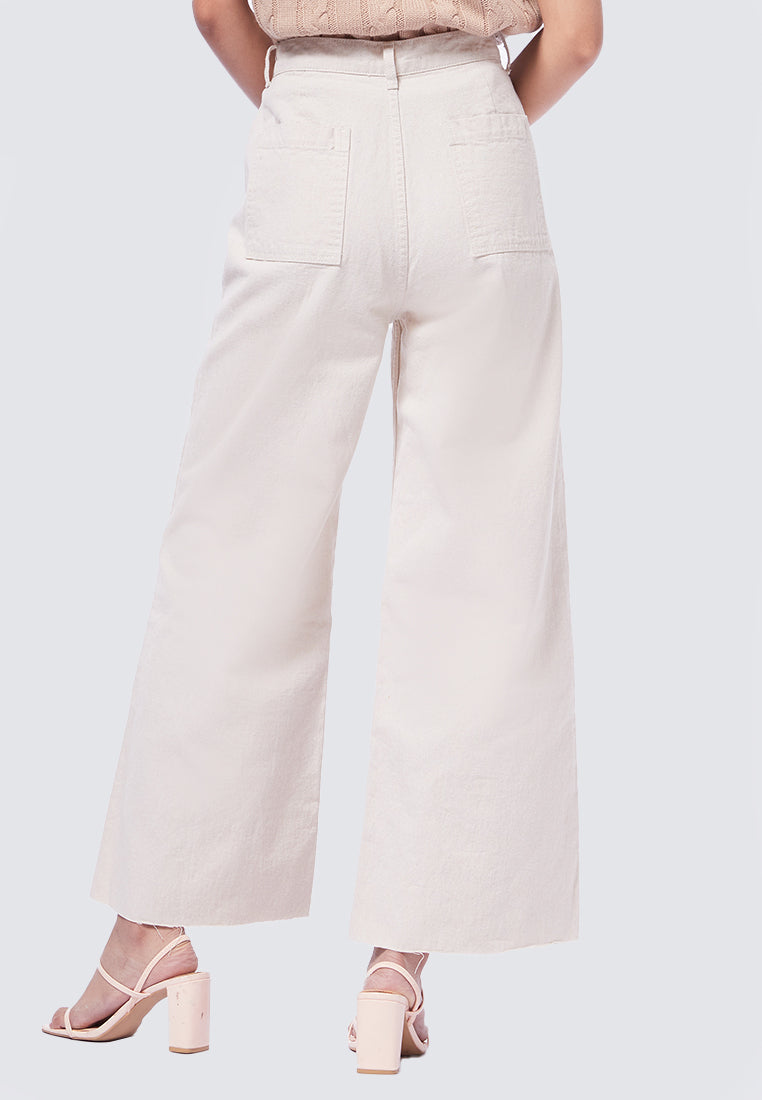 Wide Leg Stretch Pants