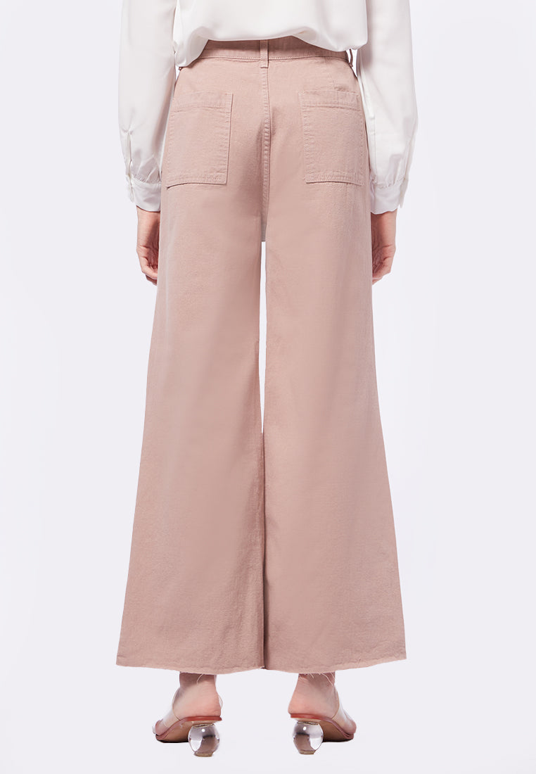 Wide Leg Stretch Pants