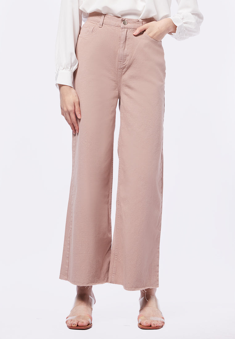 Wide Leg Stretch Pants