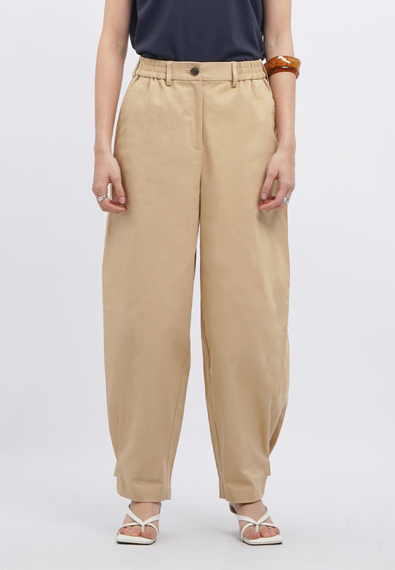 High Rise Volume Long Pants