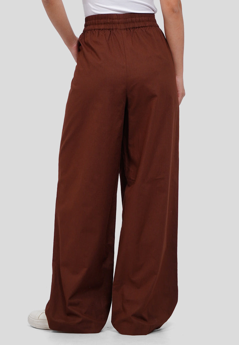 Regular Fit Linen-Blend Trousers