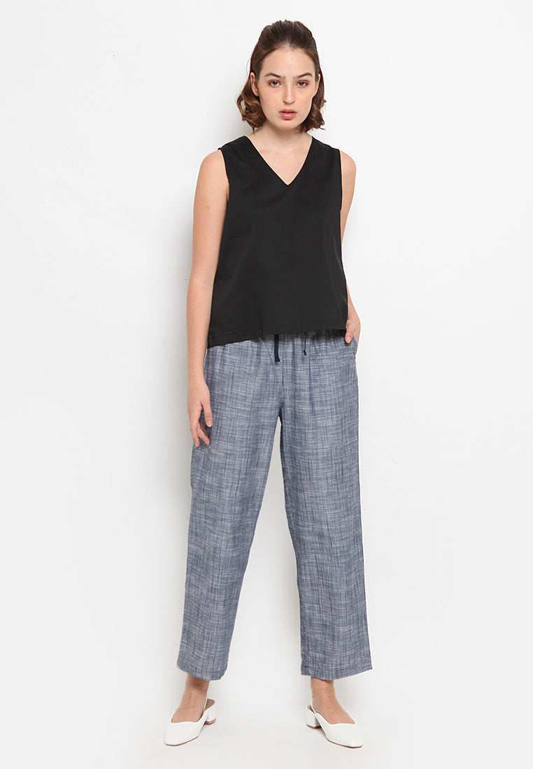 Relaxed fit long pants